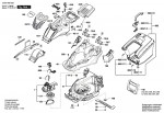 Bosch 3 600 HB9 302 Advancedrotak 770 Lawnmower 230 V / Eu Spare Parts